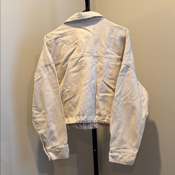 H&M Cream Utility Jacket for Women - Picture 4 of 4